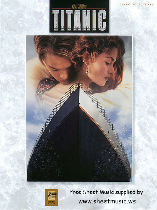 Titanic by James Horner. Sheet music for piano