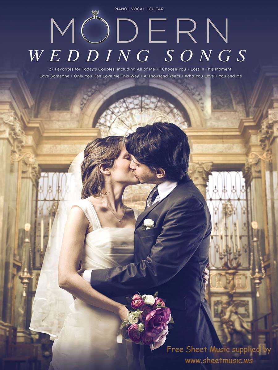 Modern Wedding Songs Songbook